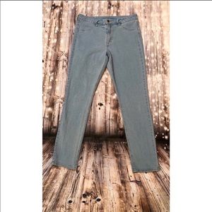 &Denim H&M light wash high waist skinny ankle jean